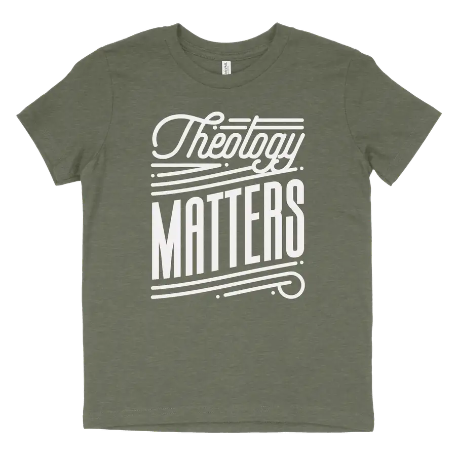 Theology Matters Retro Youth Tee