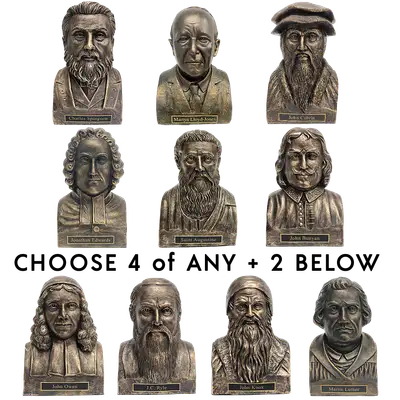 Theologian Statues Set of 6