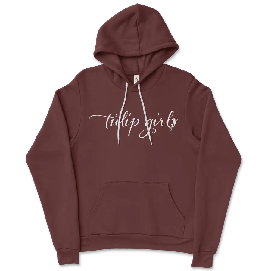 Tulip Girl Ladies Hoodie