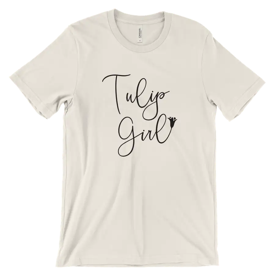 Tulip Girl (Lettered) Quick Ship Tee #2