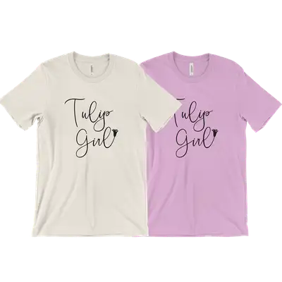 Tulip Girl (Lettered) Quick Ship Tee