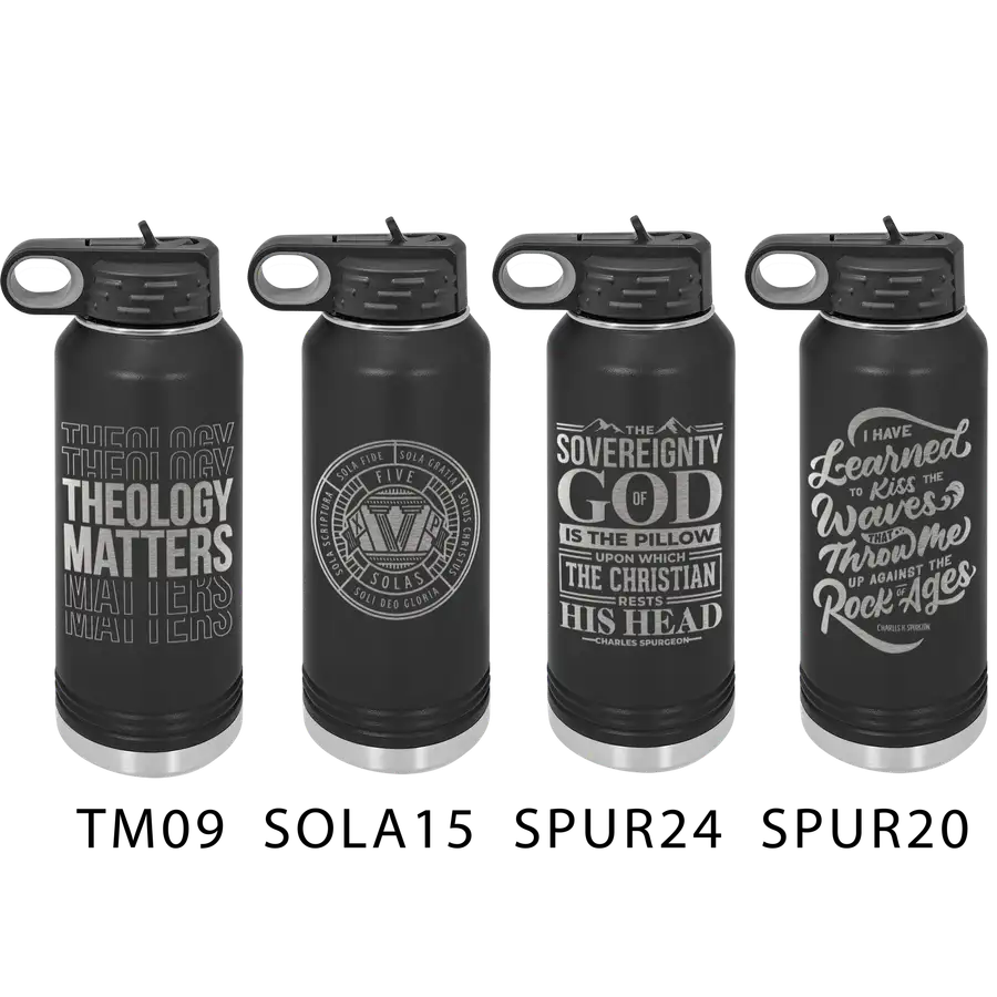 Black 20 Oz Insulated Bottle #2
