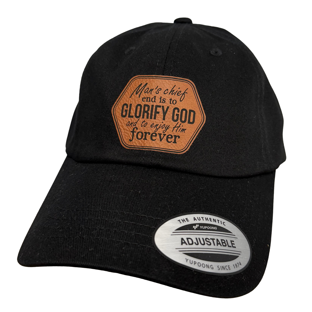 Glorify God and Enjoy Him Patch Dad Hat