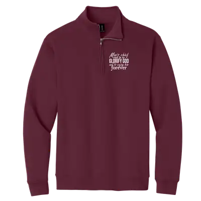 Man's Chief End Quarter Zip