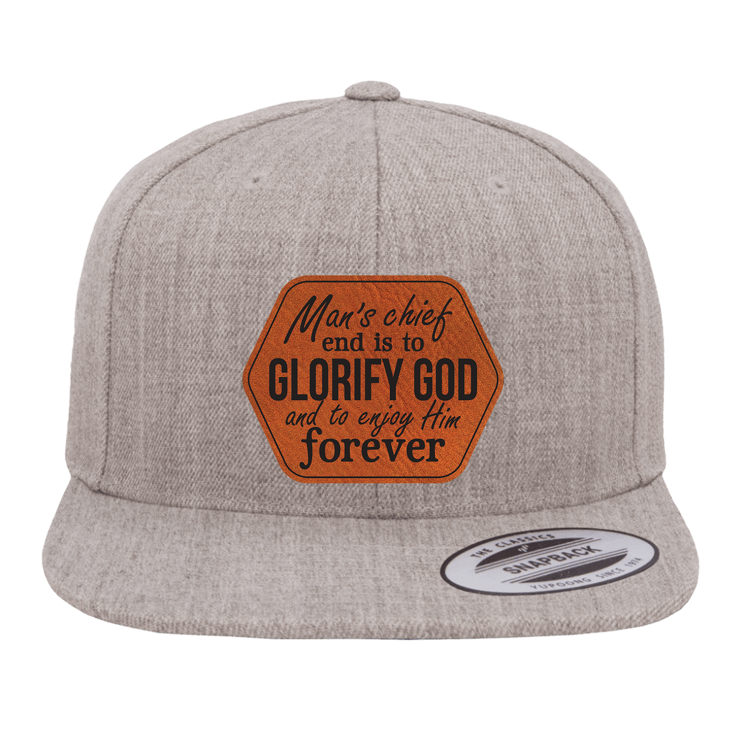Glorify God and Enjoy Him Patch Snapback Hat
