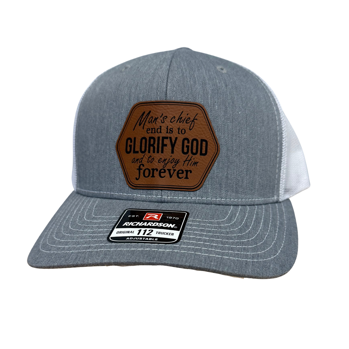 Glorify God and Enjoy Him Trucker Hat