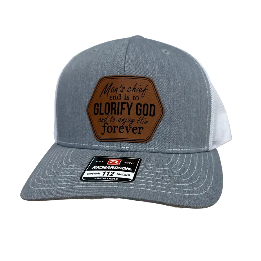 Glorify God and Enjoy Him Trucker Hat
