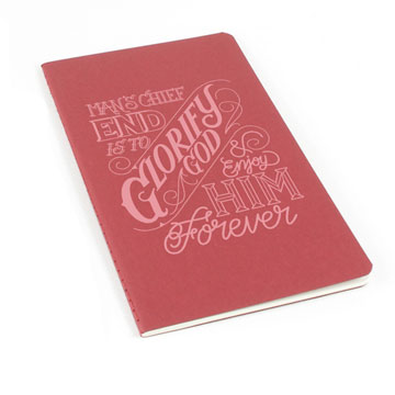 The Chief End of Man Laser Etched Moleskine Journal