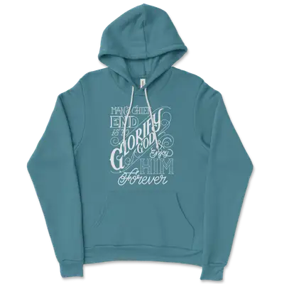 The Chief End of Man Ladies Hoodie