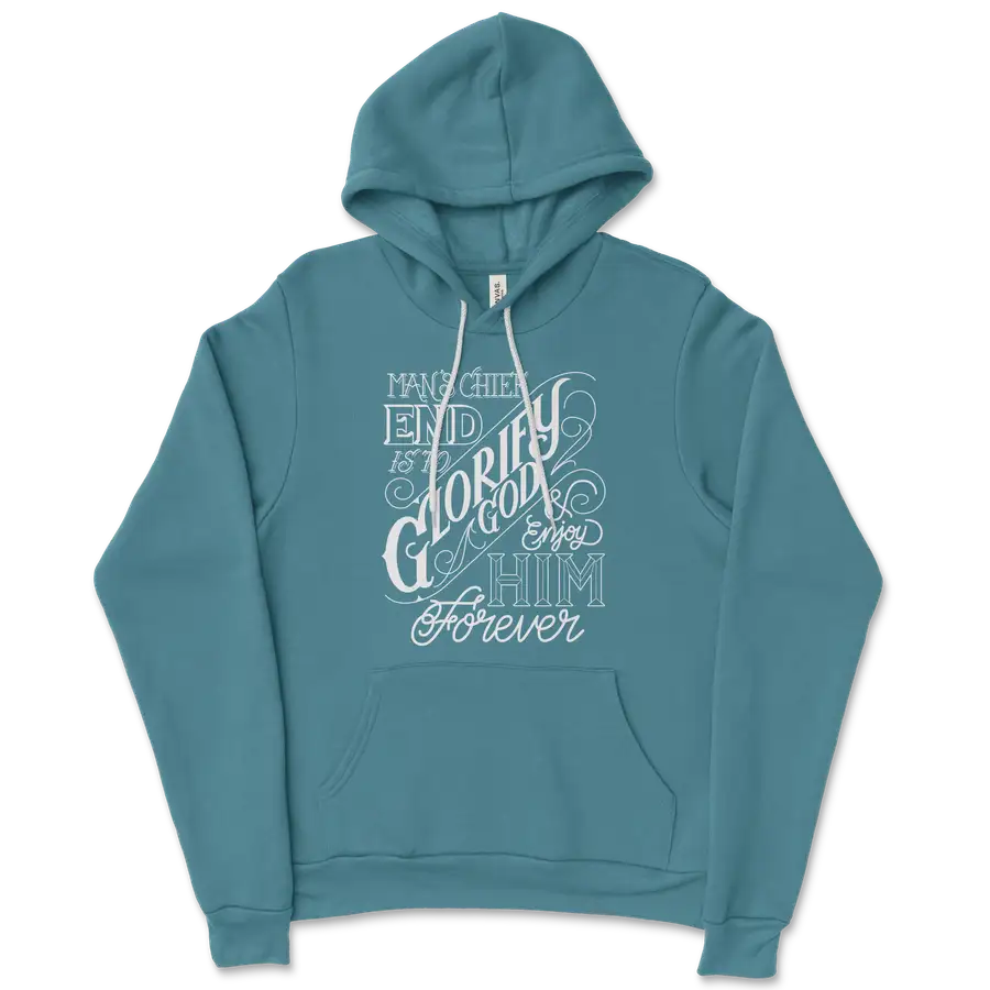 The Chief End of Man Ladies Hoodie