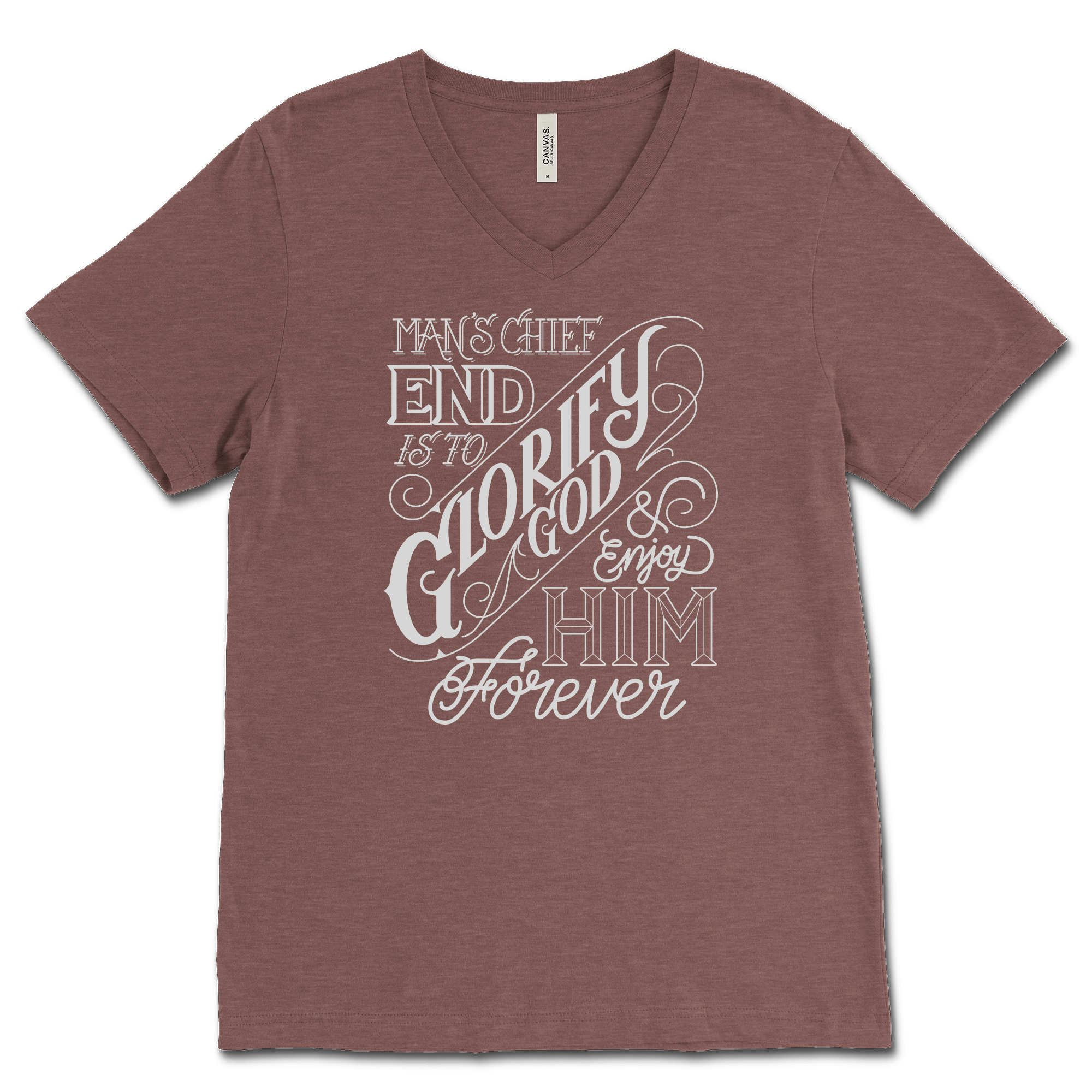 The Chief End of Man V‐Neck Tee