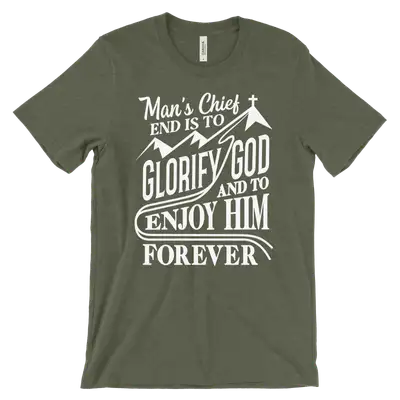 Glorify God And Enjoy Him Quick Ship Tee