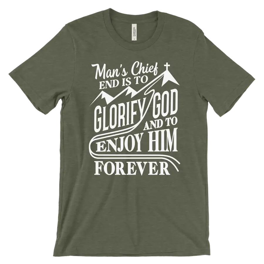Glorify God And Enjoy Him Quick Ship Tee