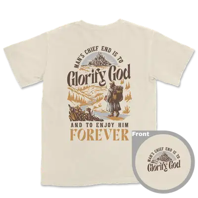 Glorify God And Enjoy Him Comfort Colors Heavyweight Tee
