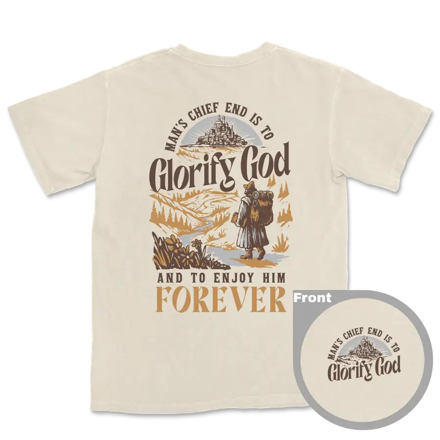 Glorify God And Enjoy Him Comfort Colors Heavyweight Tee