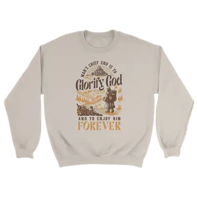 Glorify God And Enjoy Him Crewneck Sweatshirt
