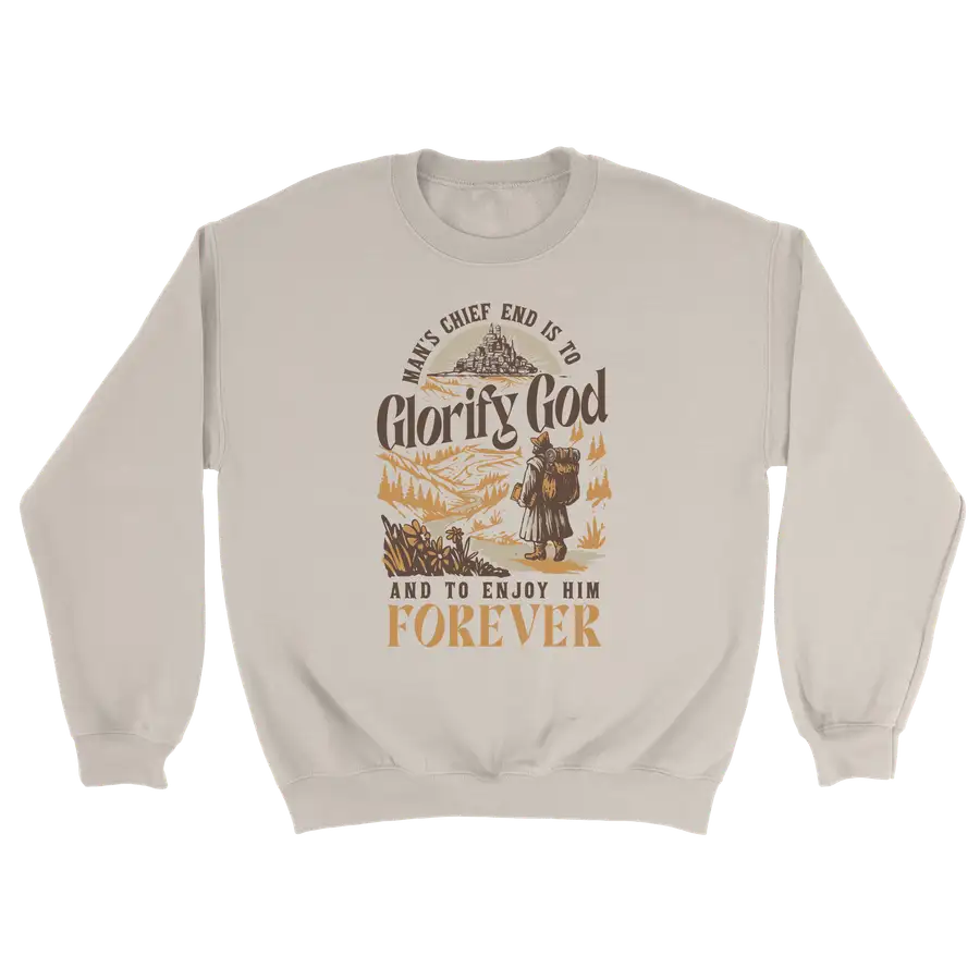 Glorify God And Enjoy Him Crewneck Sweatshirt