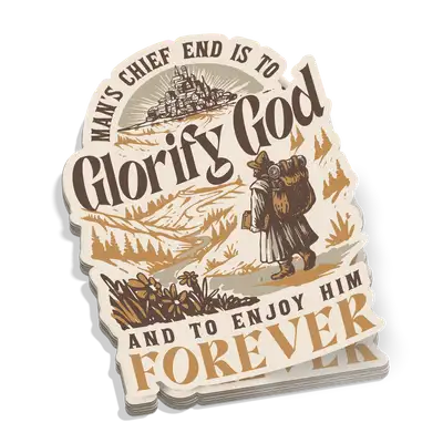 Glorify God And Enjoy Him Sticker