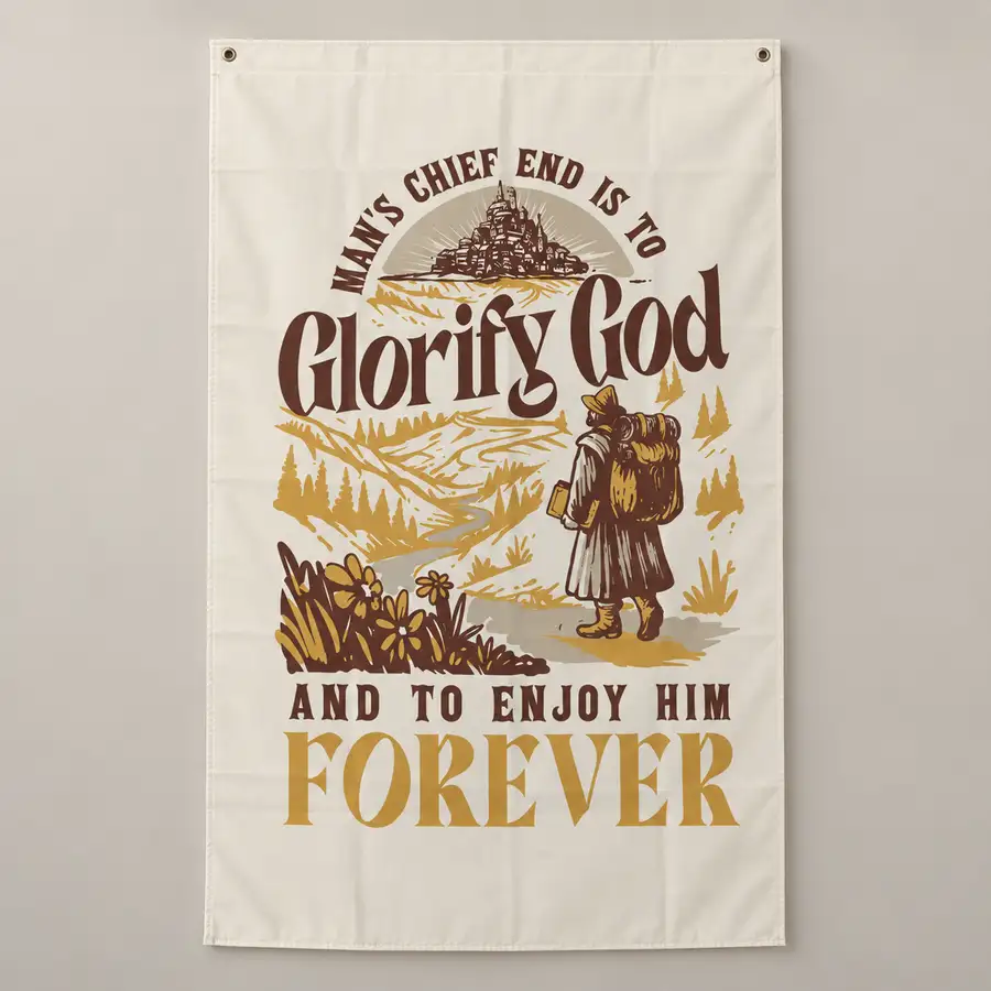 Glorify God And Enjoy Him Flag [PREORDER]