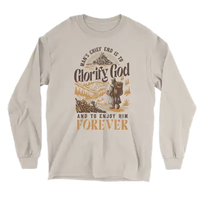 Glorify God And Enjoy Him Long Sleeve Tee