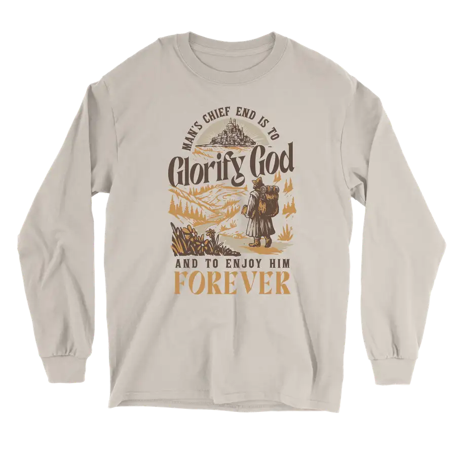 Glorify God And Enjoy Him Long Sleeve Tee