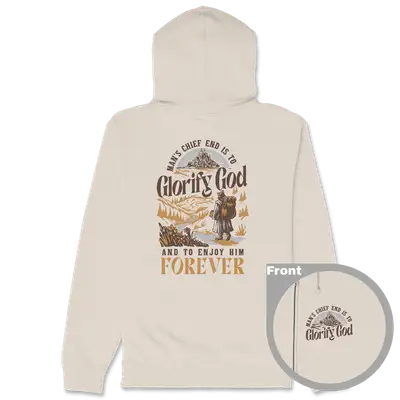 Glorify God And Enjoy Him Zipper Hoodie