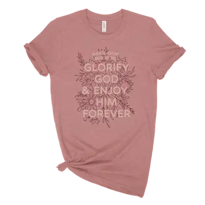 Glorify God And Enjoy Him Unisex Tee