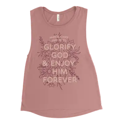 Glorify God And Enjoy Him Muscle Tank