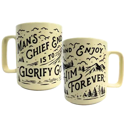 Chief End Of Man Coffee Mug Full Wrap