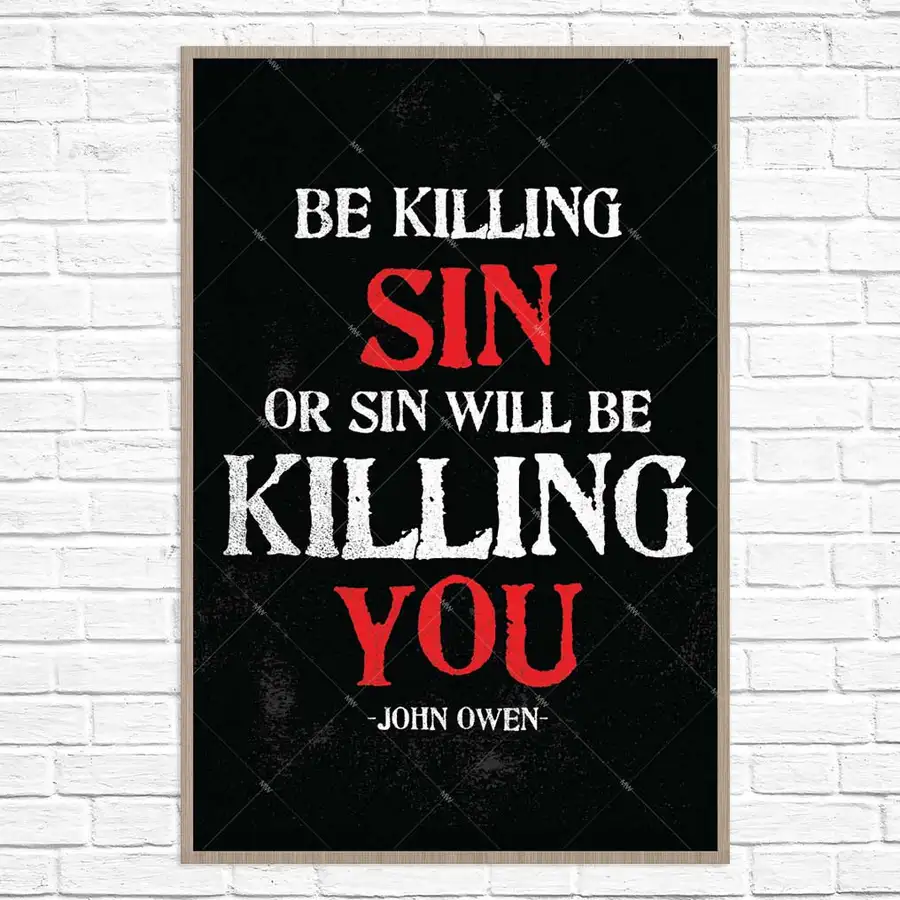 Be Killing Sin Wall Print