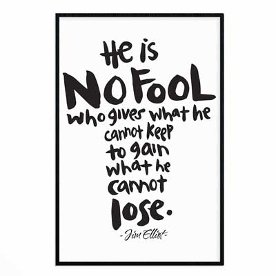 He Is No Fool Poster Print