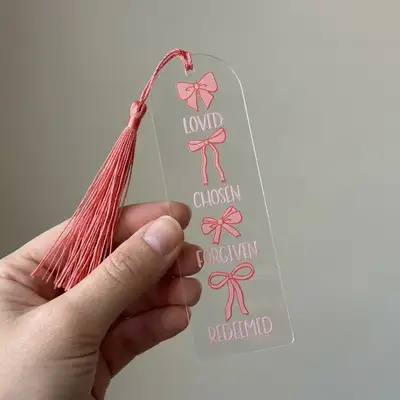 Loved Chosen Forgiven Acrylic Bookmark
