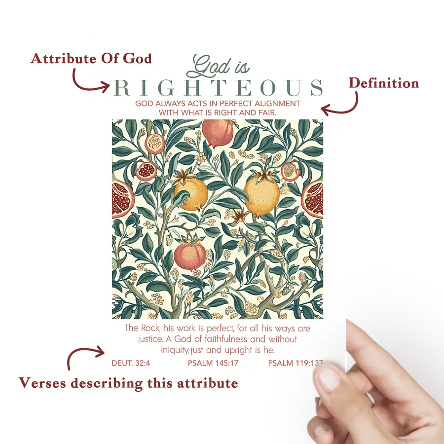 Attributes Of God Card Set #2