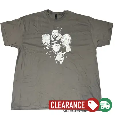 Clearance: 2XL, Charcoal, The Reformers Standard Tee