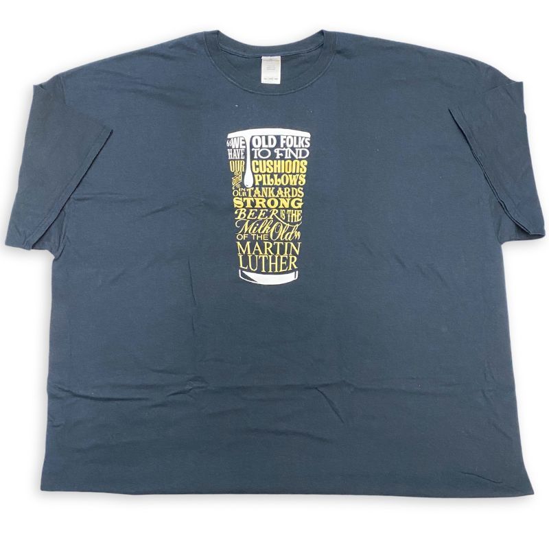 Clearance: 4XL, Black, Beer Quote Standard Tee