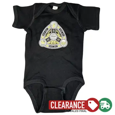 Clearance: 6 Months, Black, Tininty Onesie