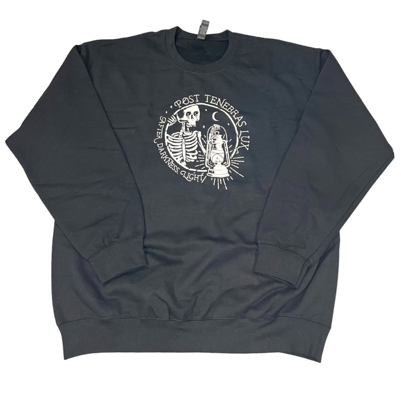 Clearance: L, Black, Post Tenebras Lux Sweatshirt