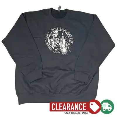 Clearance: L, Black, Post Tenebras Lux Sweatshirt