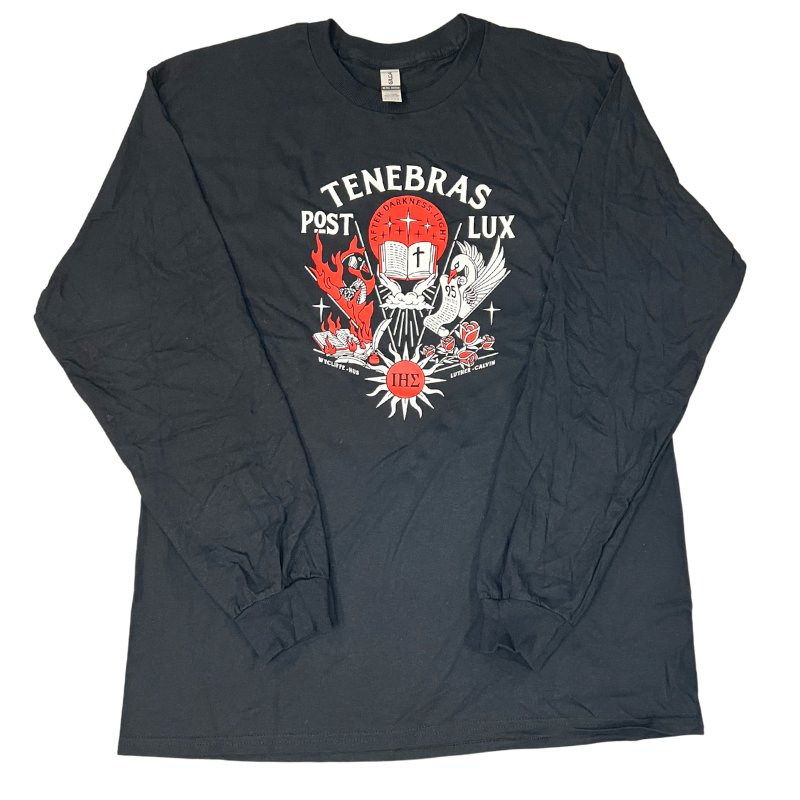 Clearance: L, Black, Post Tenebras Lux Longsleeve