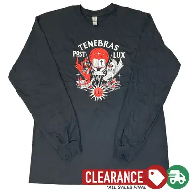 Clearance: L, Black, Post Tenebras Lux Longsleeve