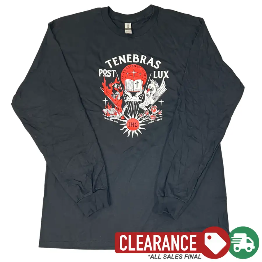 Clearance: L, Black, Post Tenebras Lux Longsleeve