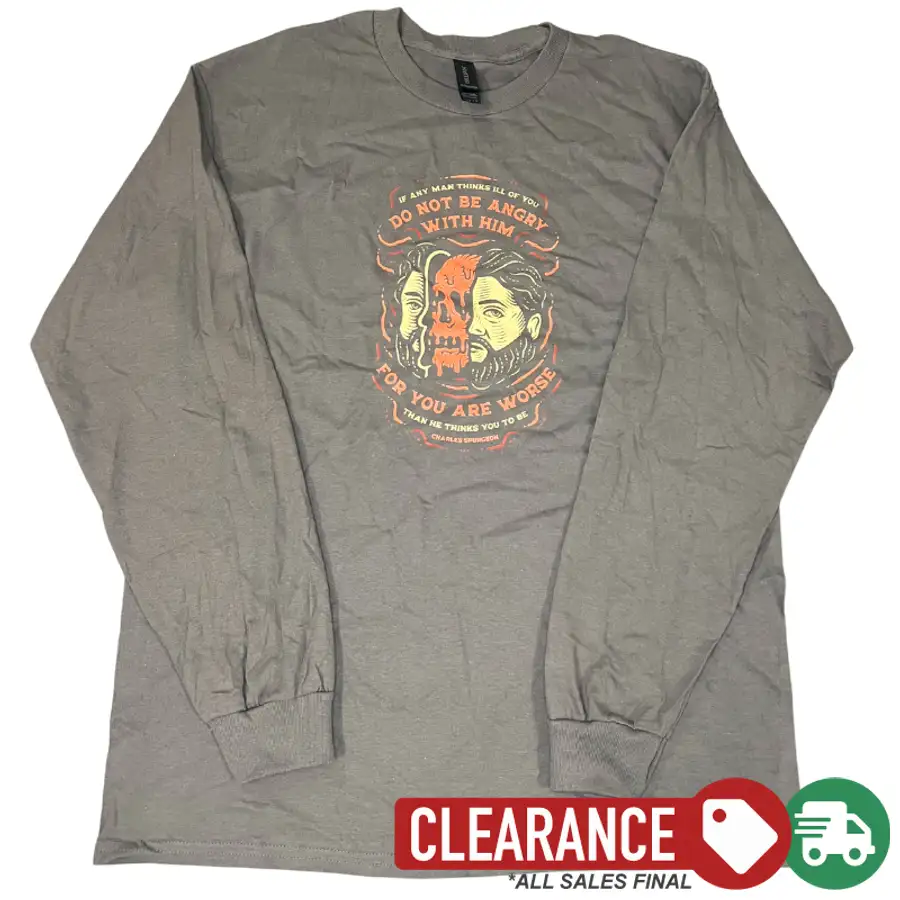 Clearance: L, Charcoal, Worse Than They Think Longsleeve