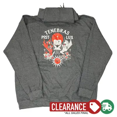 Clearance: L, Dark Heather, (Back Print Only) After Darkness Hoodie
