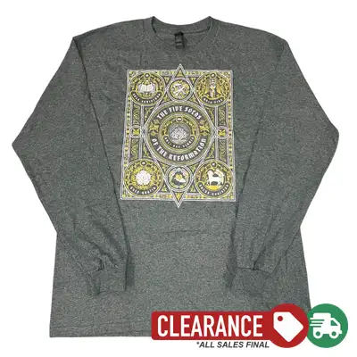 Clearance: L, Dark Heather, The Five Solas Of The Reformation Longsleeve