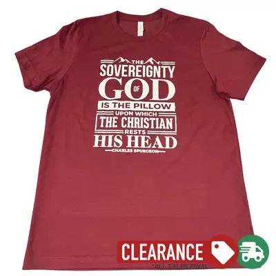 Clearance: L, Heather Cardinal, Sovereignty of God Tee