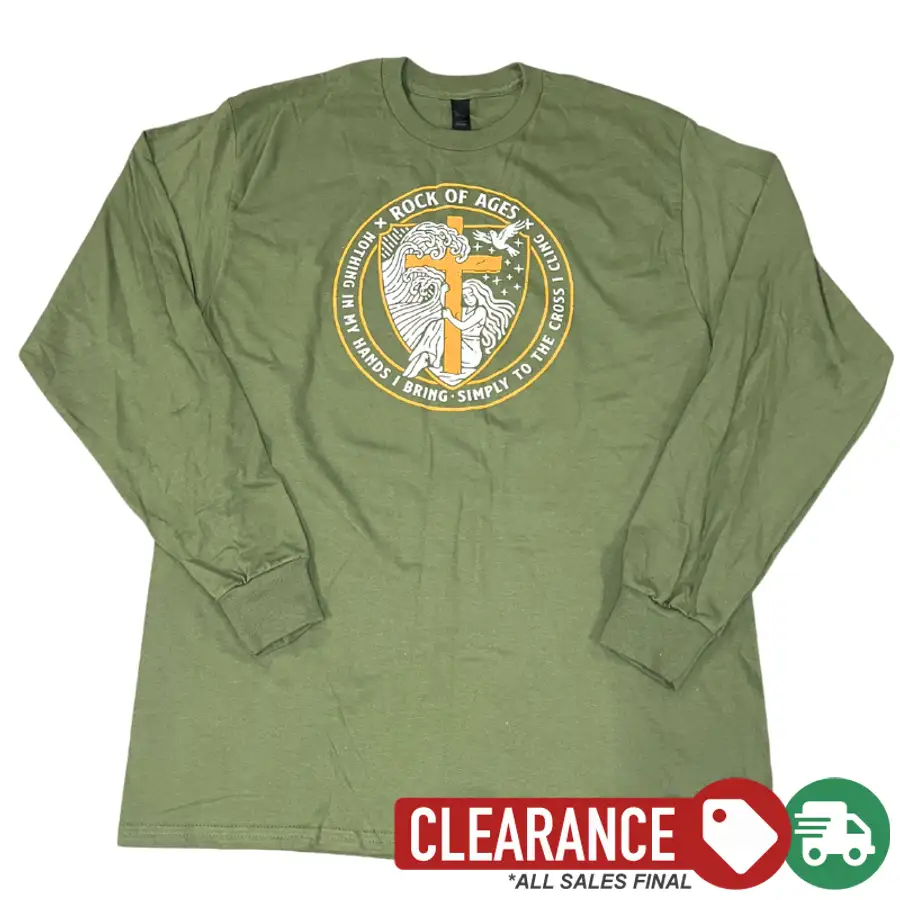 Clearance: XL, Military Green, Cross I Cling Longsleeve