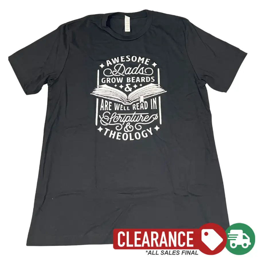 Clearance: L, Solid Black, Awesome Dads Tee
