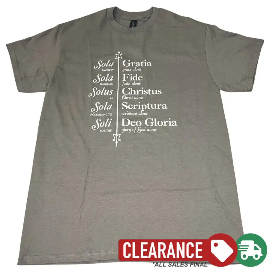 Clearance: M, Charcoal, Five Sola Trident Standard Tee