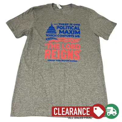 Clearance: M, Heather, The Lord Reigns Tee