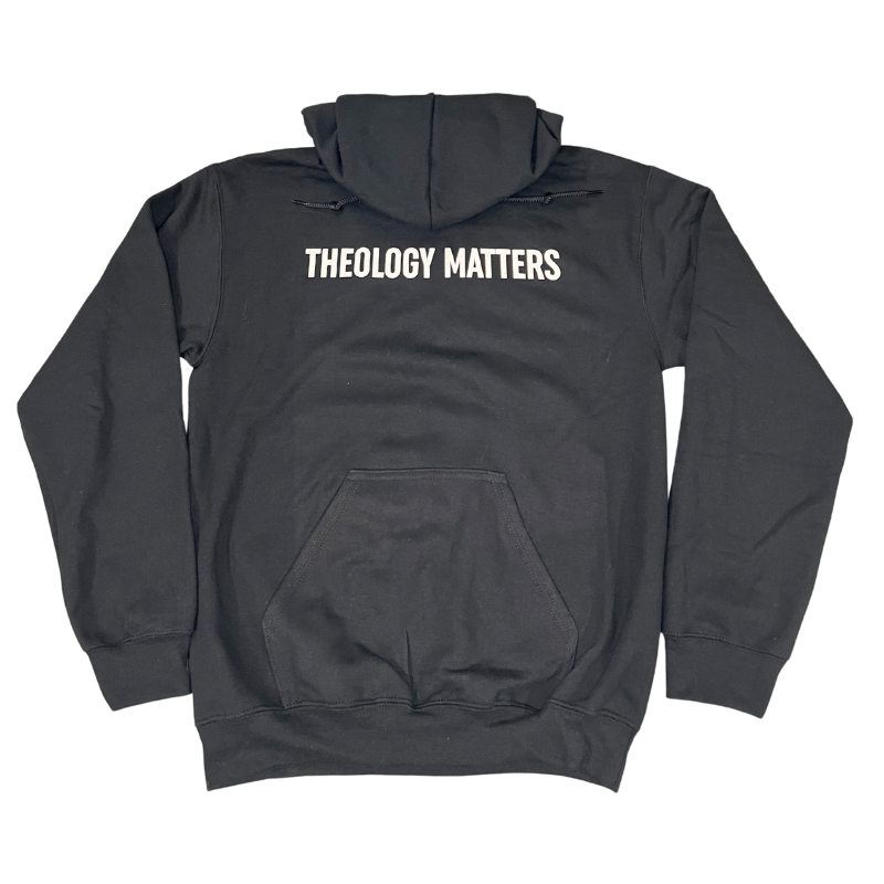 Clearance: S, Black, Theology Matters Hoodie